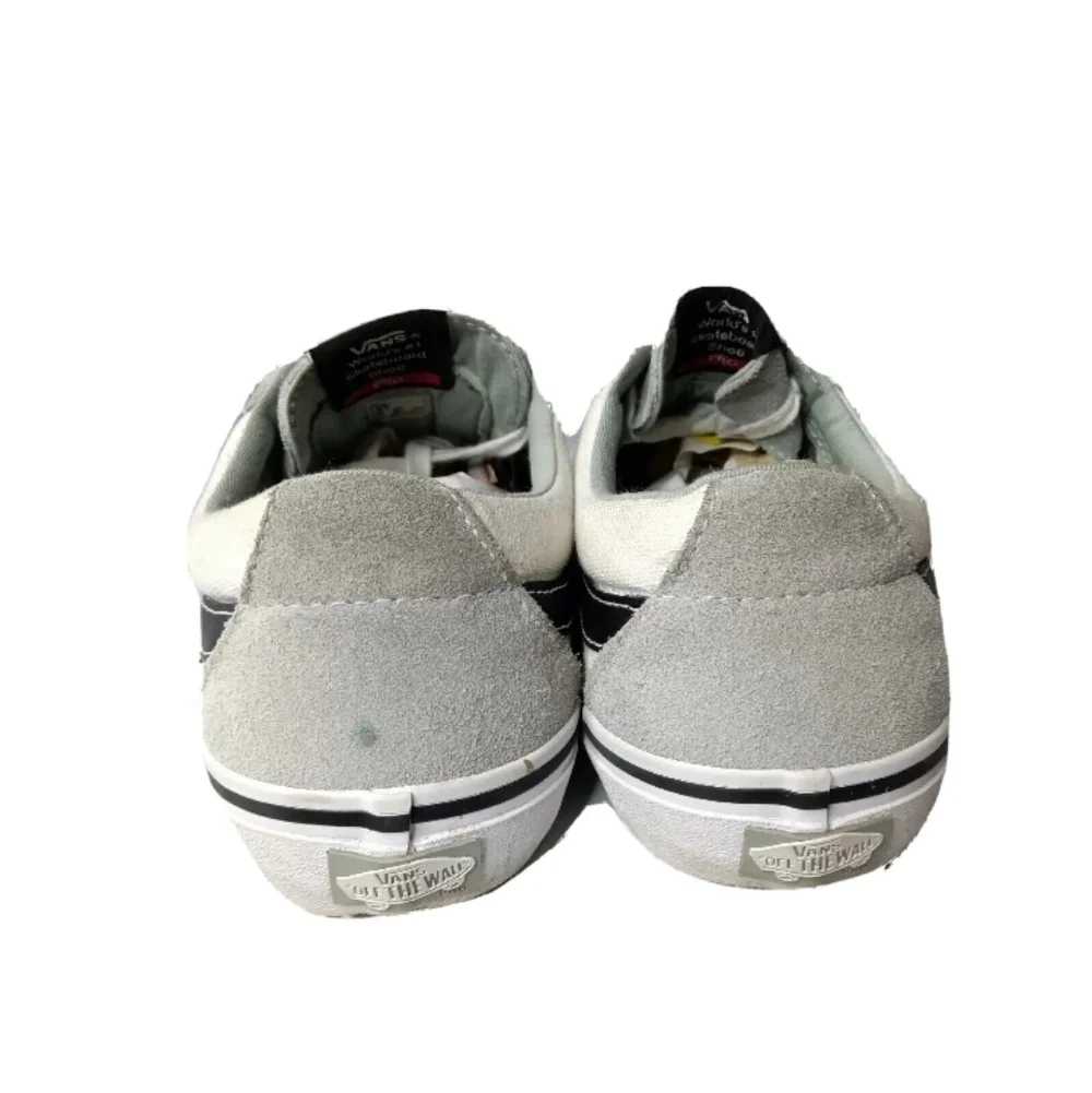 Vans Sk8 -Low Pro Skate Shoes Men's Size 9 M Sneakers Mirage~White~ Gray